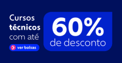 Cursos técnicos com até 60% de desconto