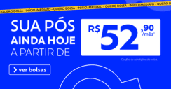 Sua pós ainda hoje!