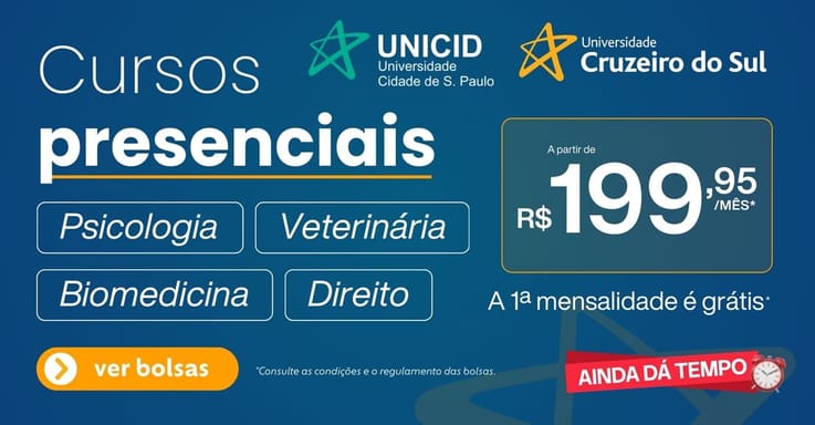 50% OFF + Matricula grátis