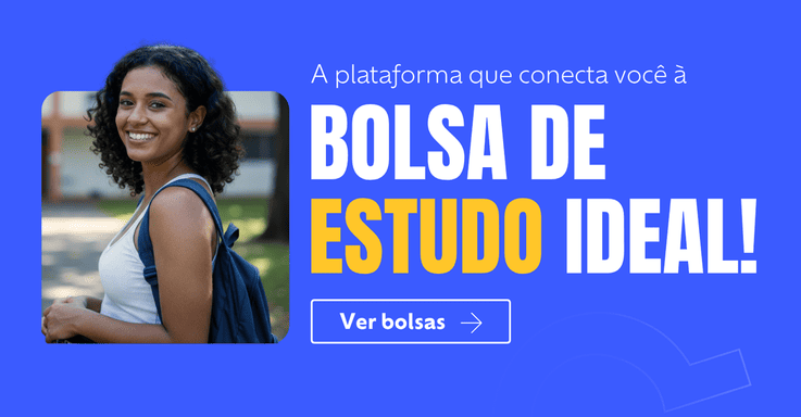 A plataforma que conecta você a bolsa de estudo ideal!