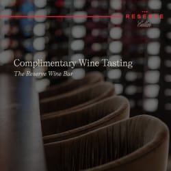 Wine Tasting Reserve Wine Bar
