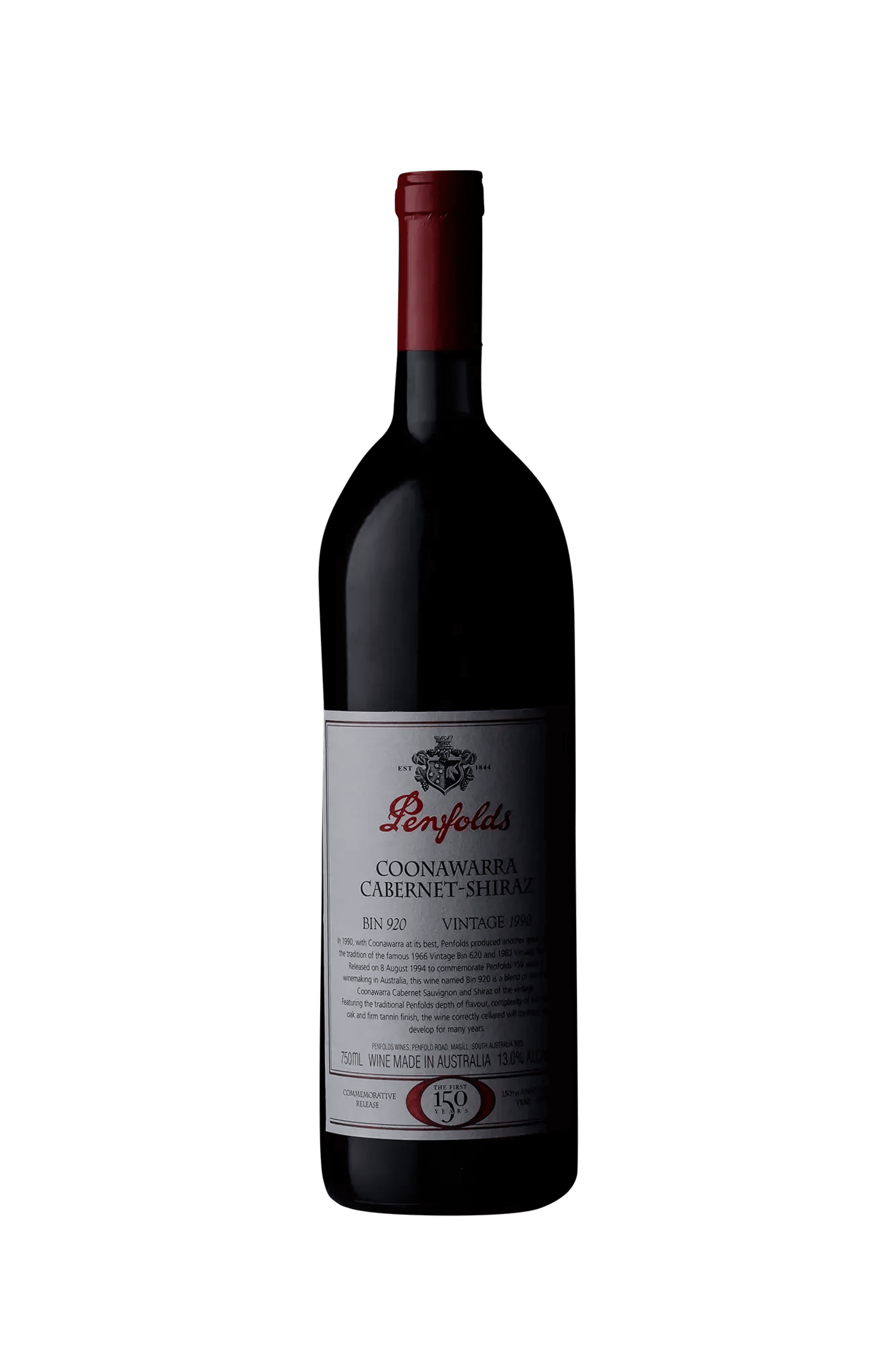 Penfolds Bin 920 Coonawarra Cabernet Shiraz 1990