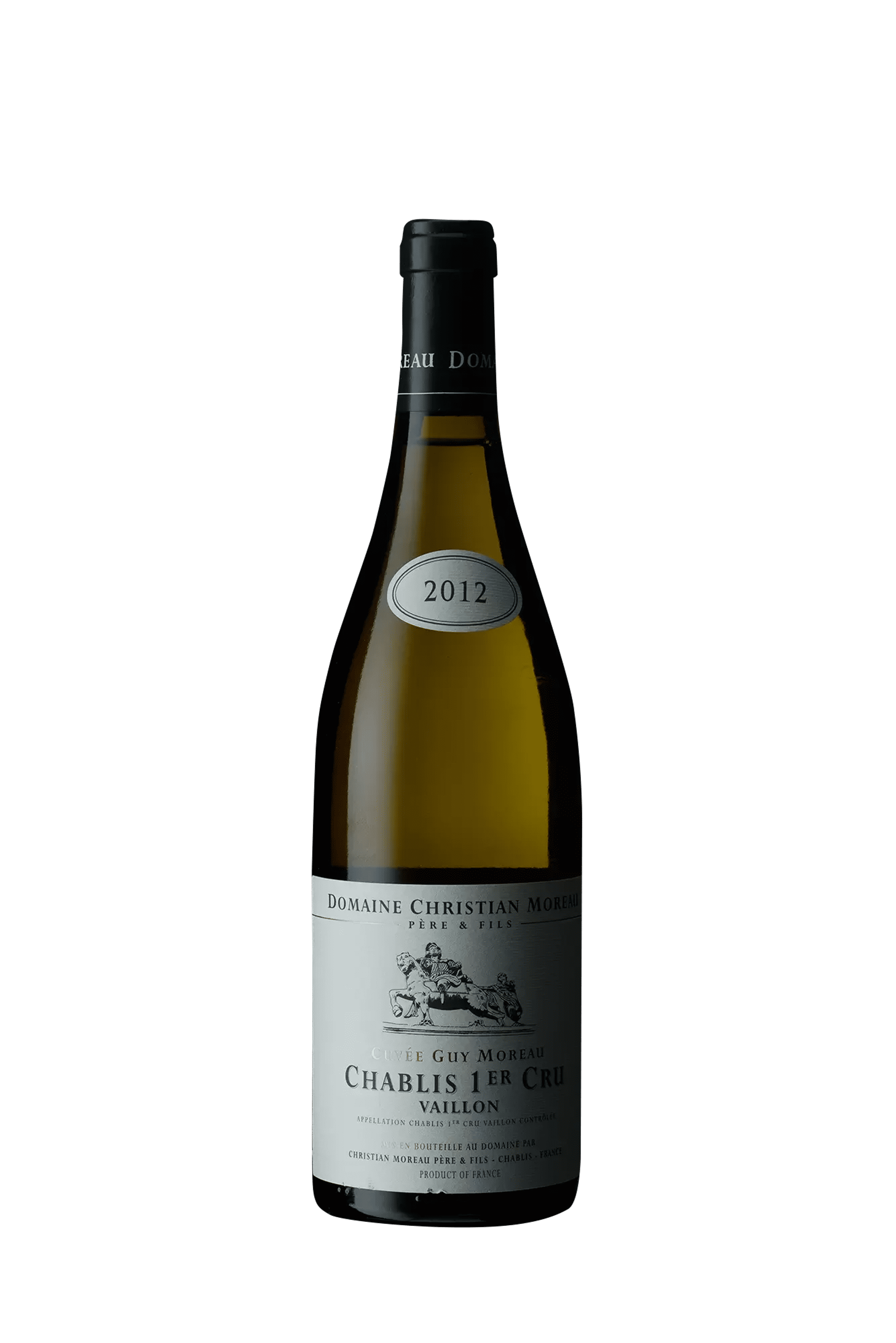 Christian Moreau Chablis Vaillons Cuvée Guy Moreau 1er Cru 2012