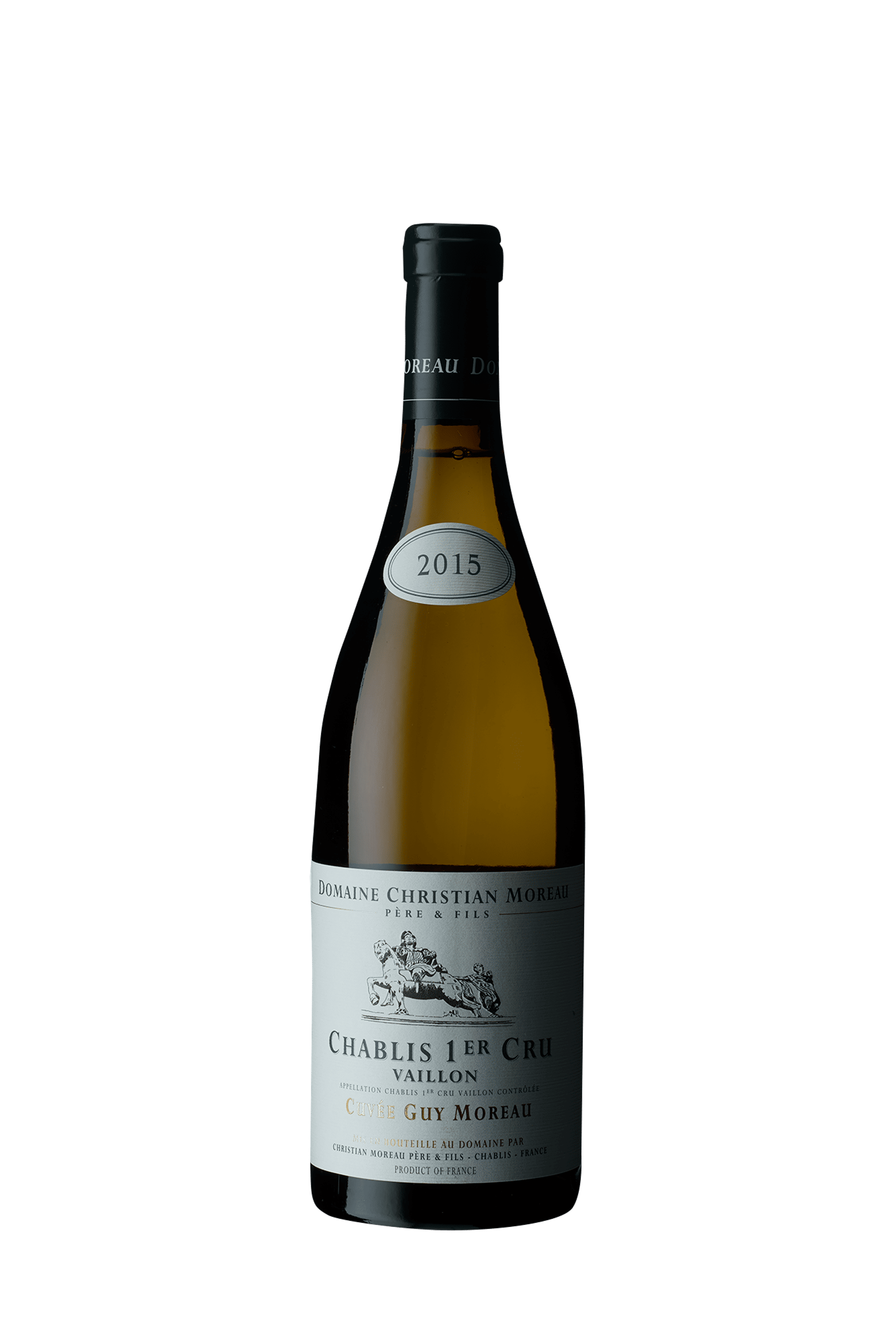 Christian Moreau Chablis Vaillons Cuvée Guy Moreau 1er Cru 2015