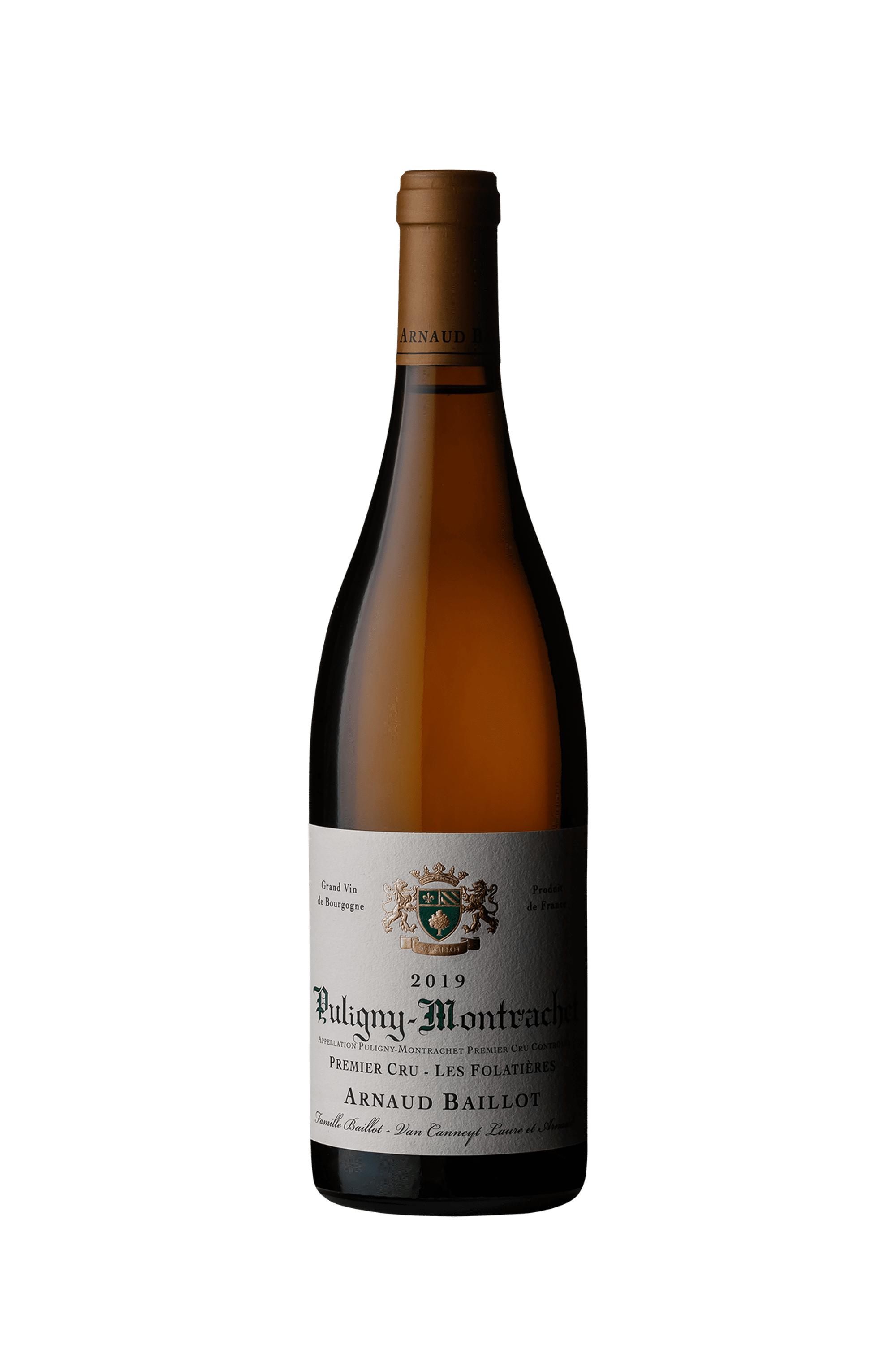 Arnaud Baillot Puligny Montrachet Les Folitieres 1er Cru 2019