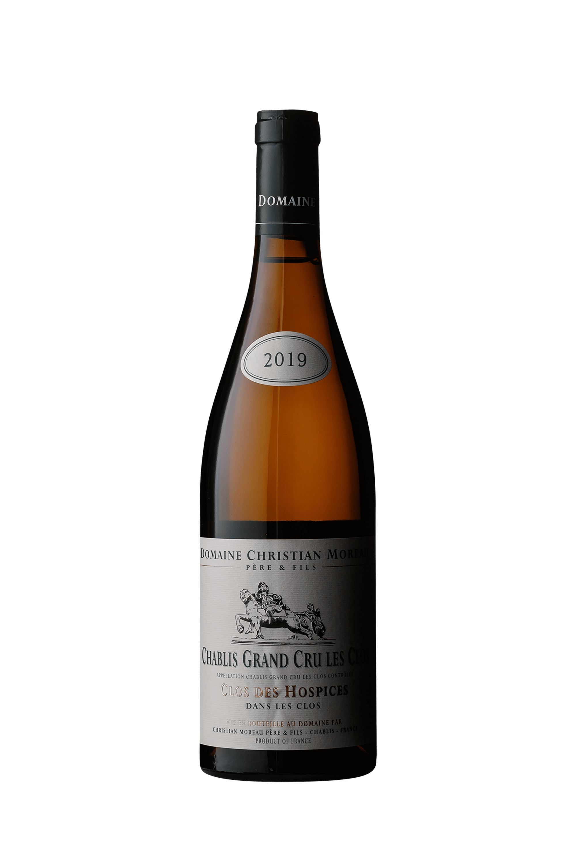 Christian Moreau Chablis Clos des Hospices dans Les Clos Grand Cru 2019