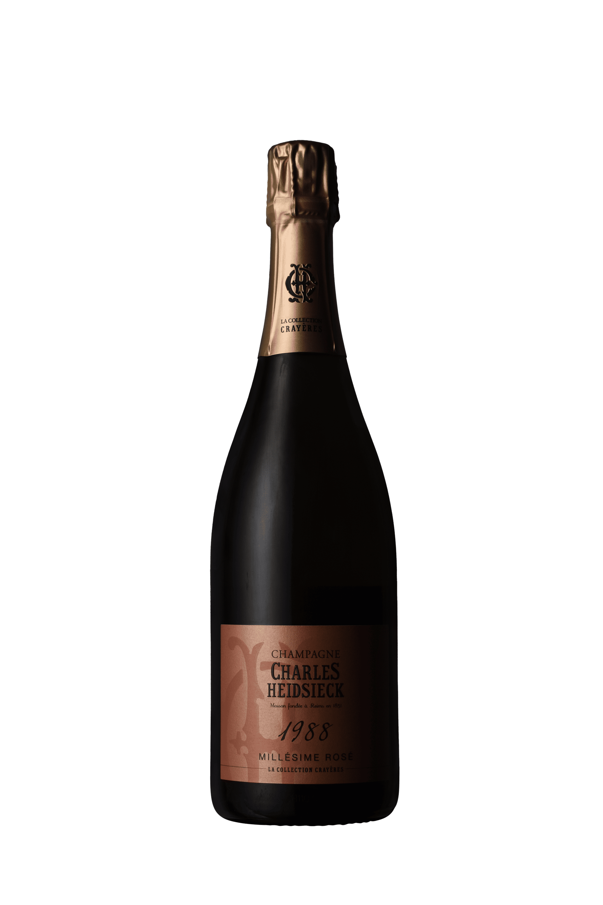 Charles Heidsieck Brut Millésime Rosé  Collection Crayéres Wooden Box 1988