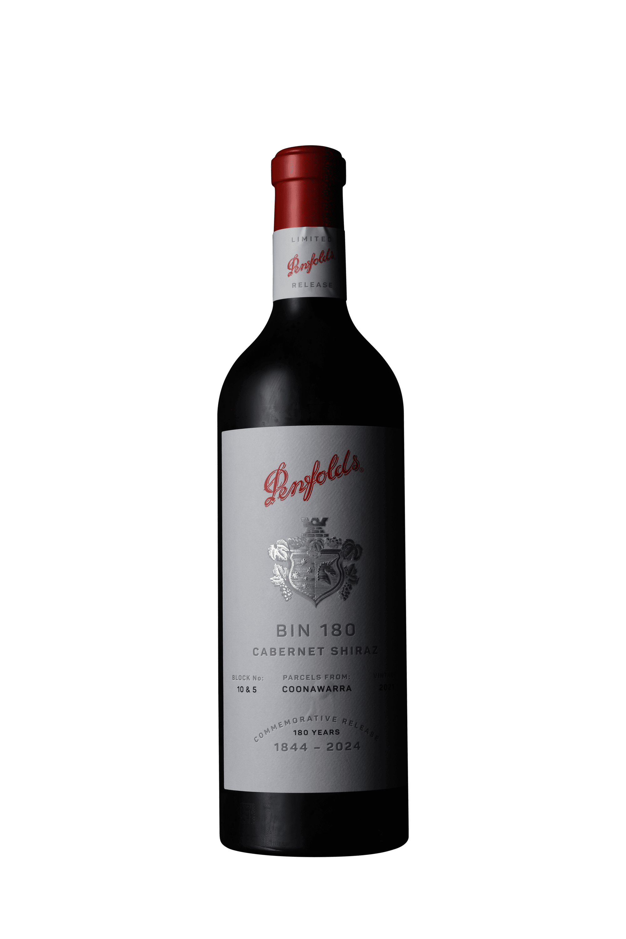 Penfolds Bin 180 Coonawarra Cabernet Shiraz Gift Box 2021