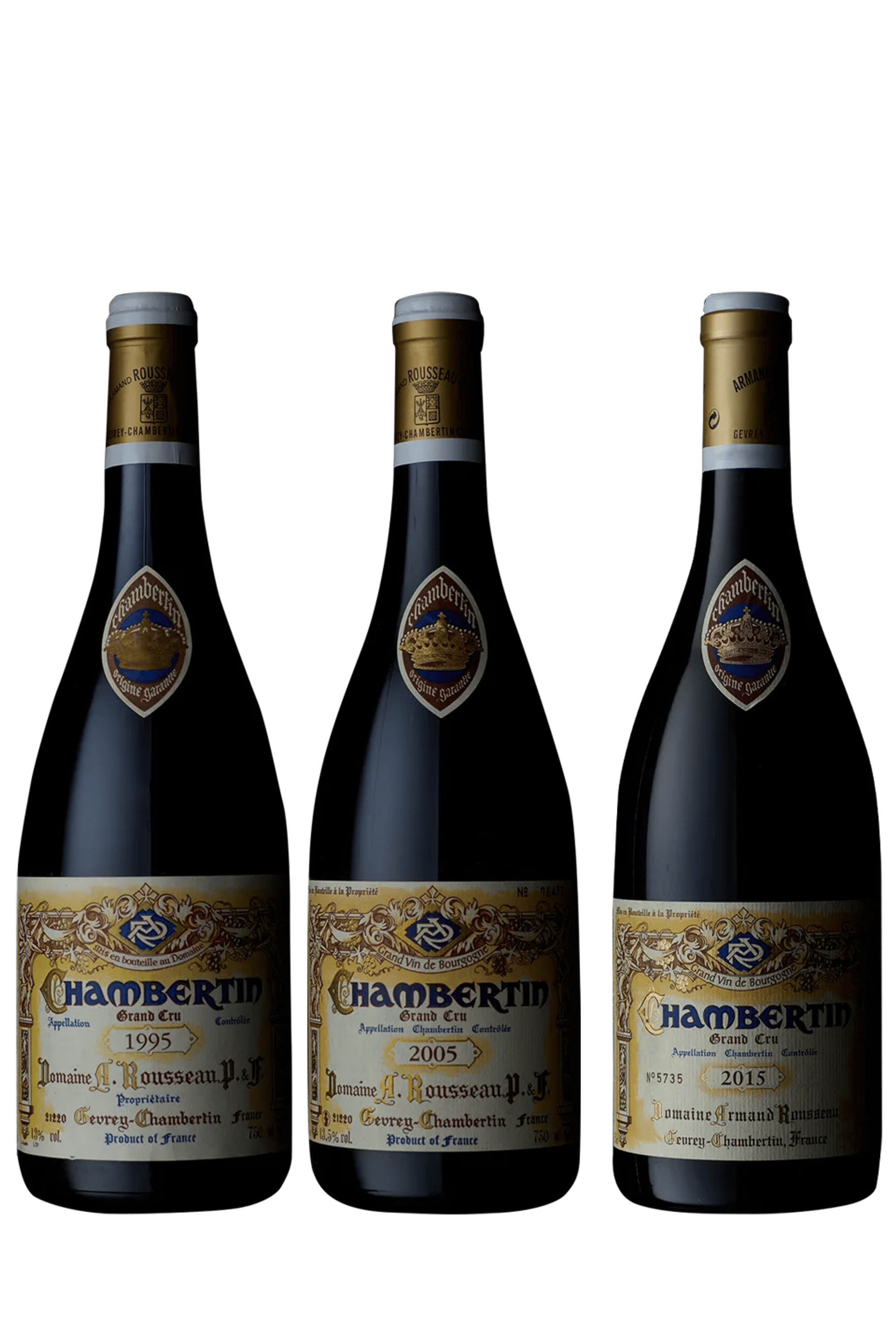 Domaine Armand Rousseau Chambertin Grand Cru 3 Pack