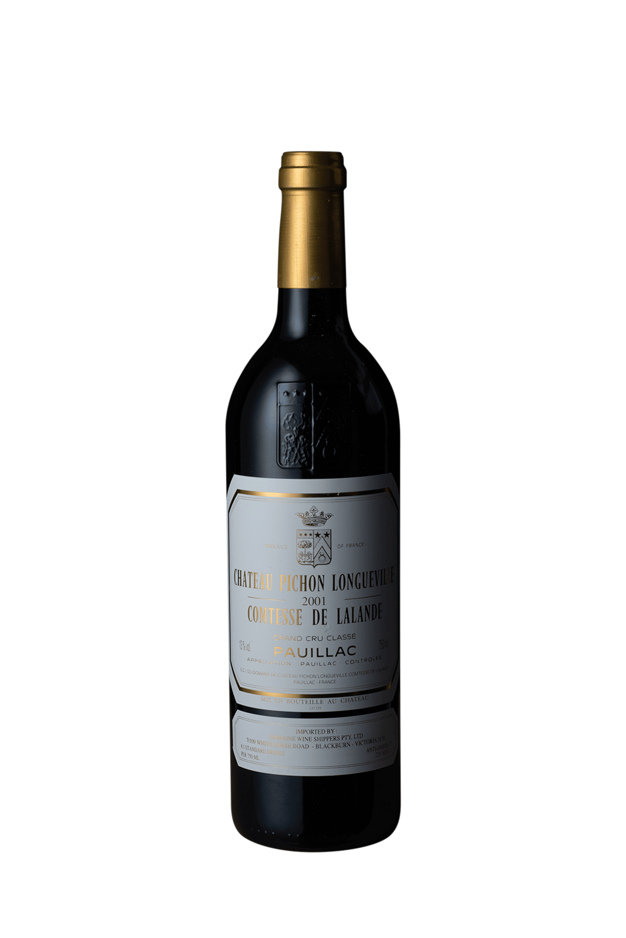 Château Pichon-Longueville Comtesse-de-Lalande Pauillac Grand Cru Classé 2001