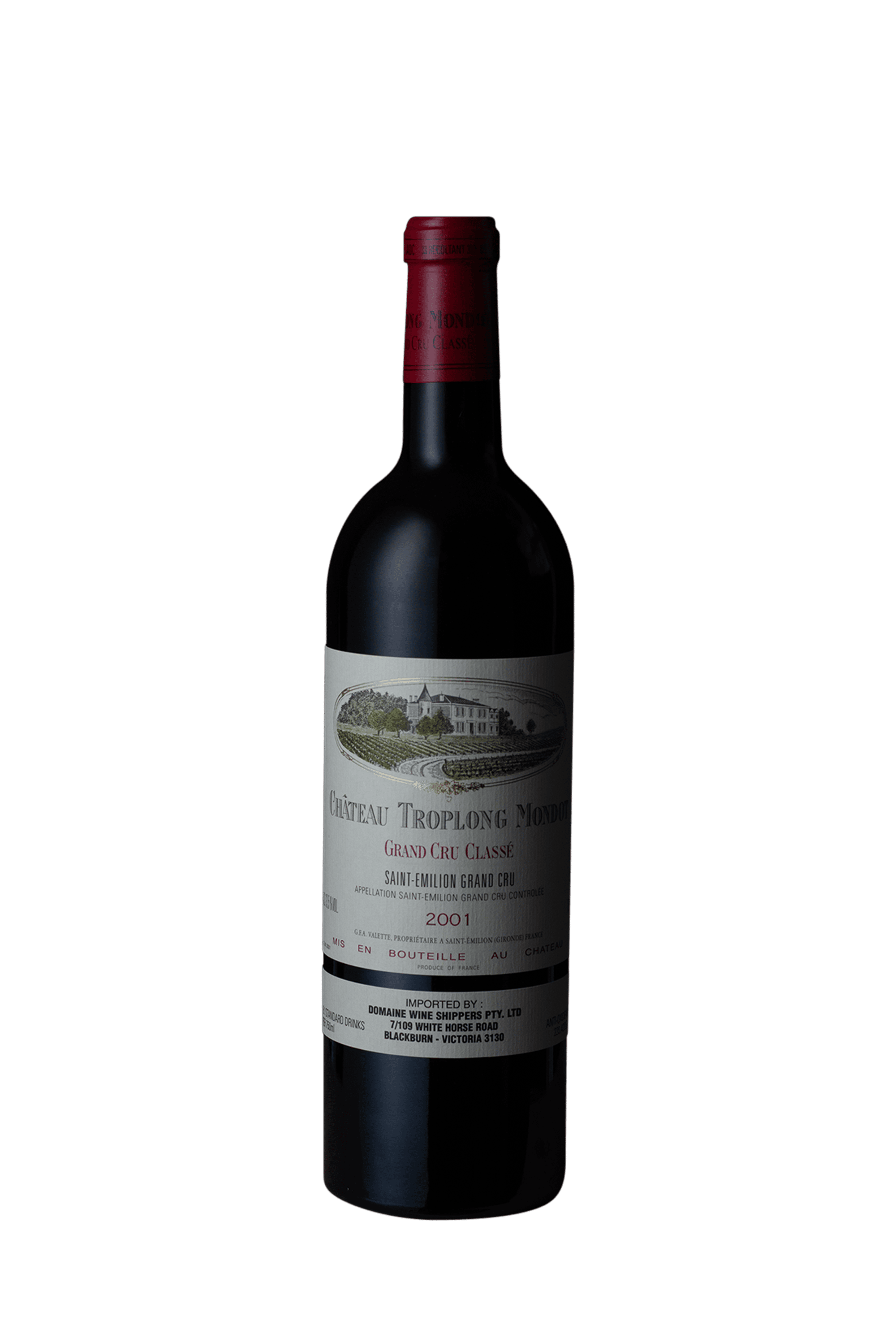 Château Troplong Mondot Grand Cru Classé 2001