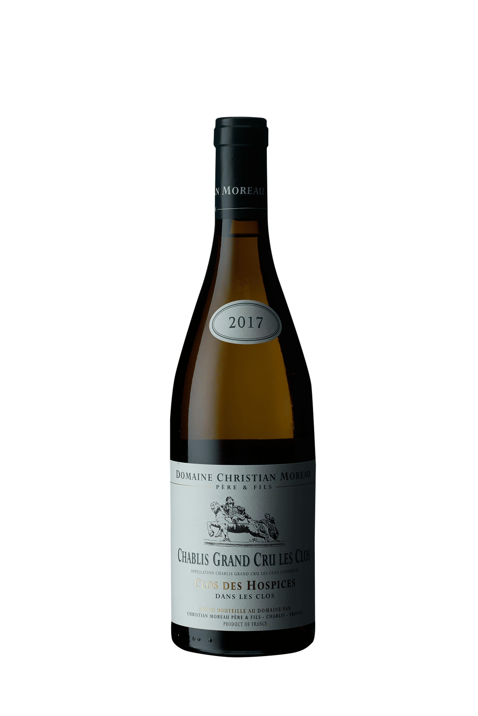 Christian Moreau Chablis Clos des Hospices dans Les Clos Grand Cru 2017