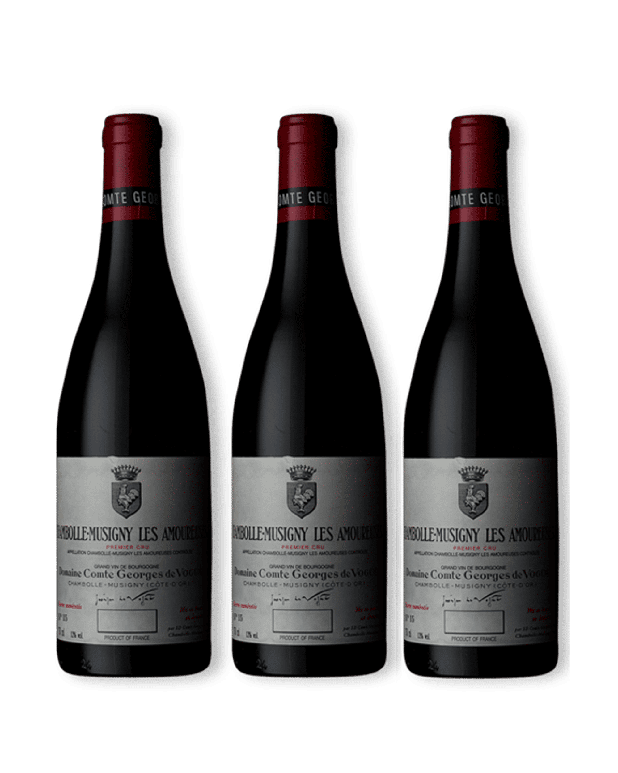 Comte Georges de Vogüé Chambolle-Musigny Les Amoureuses 1er Cru 3 Pack 2010