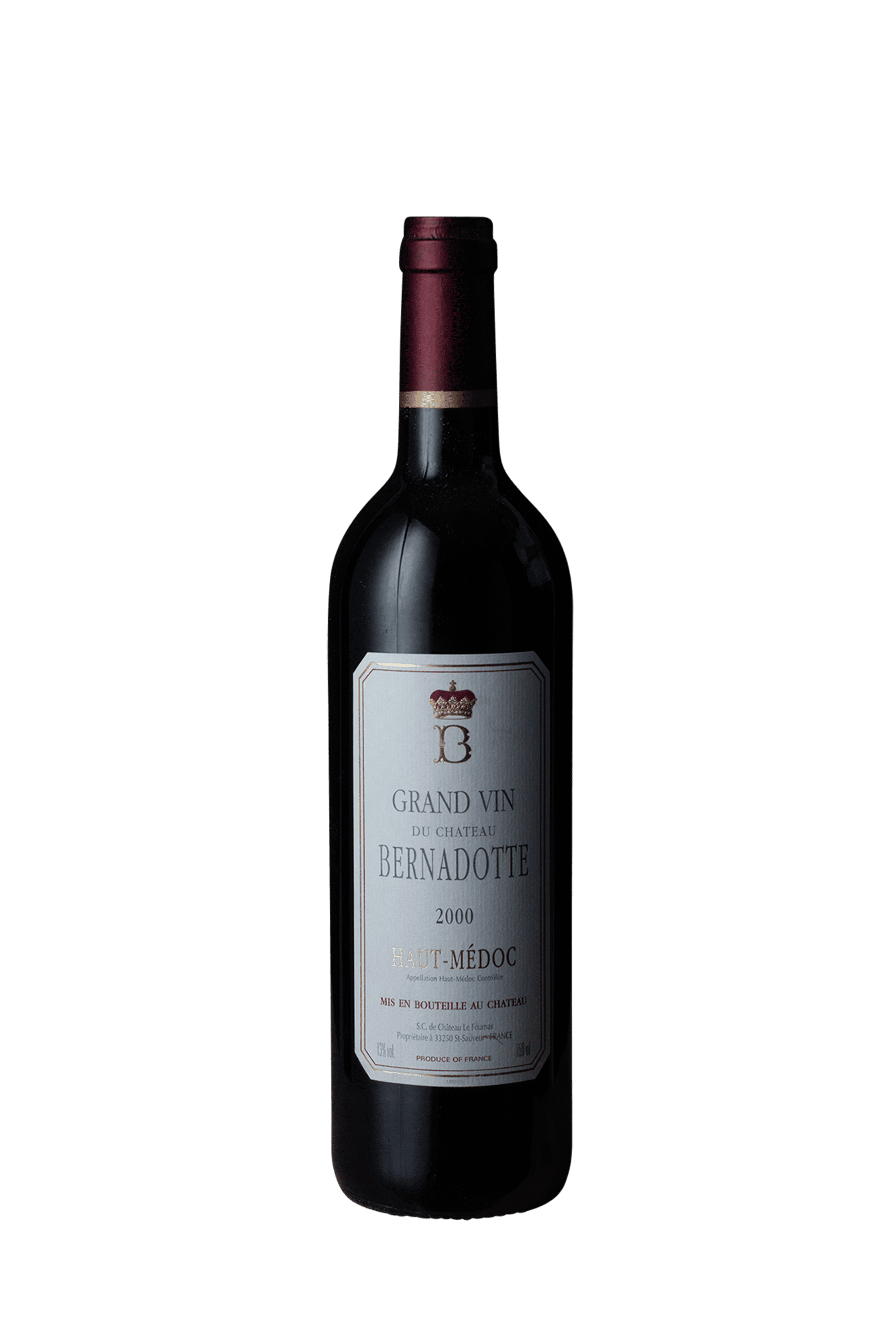 Château Bernadotte Grand Vin Haut-Médoc 2000