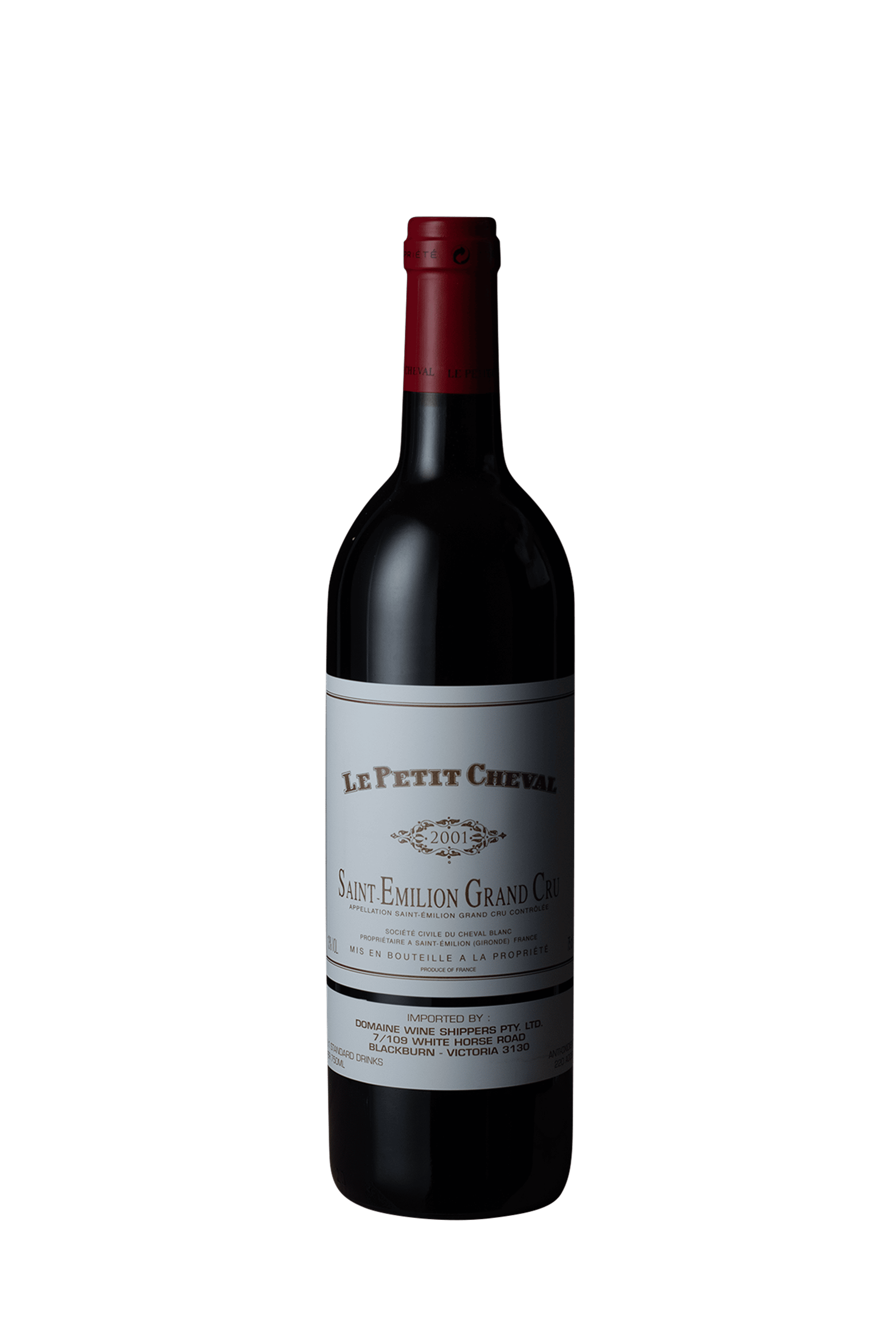 Château Cheval Blanc 'Le Petit Cheval' 2001