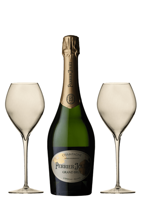 Perrier-Joüet Grand Brut NV Twin Glass Pack