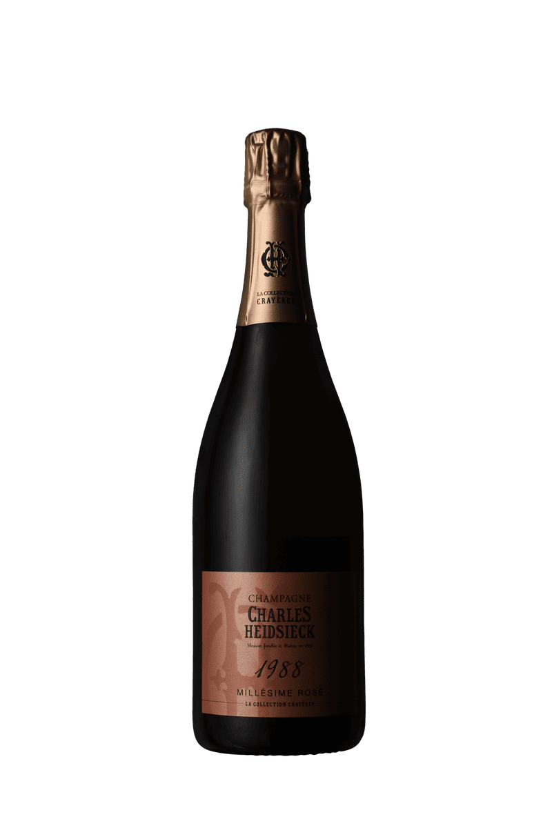 Charles Heidsieck Brut Millésime Rosé Collection Crayéres Wooden Box 1988