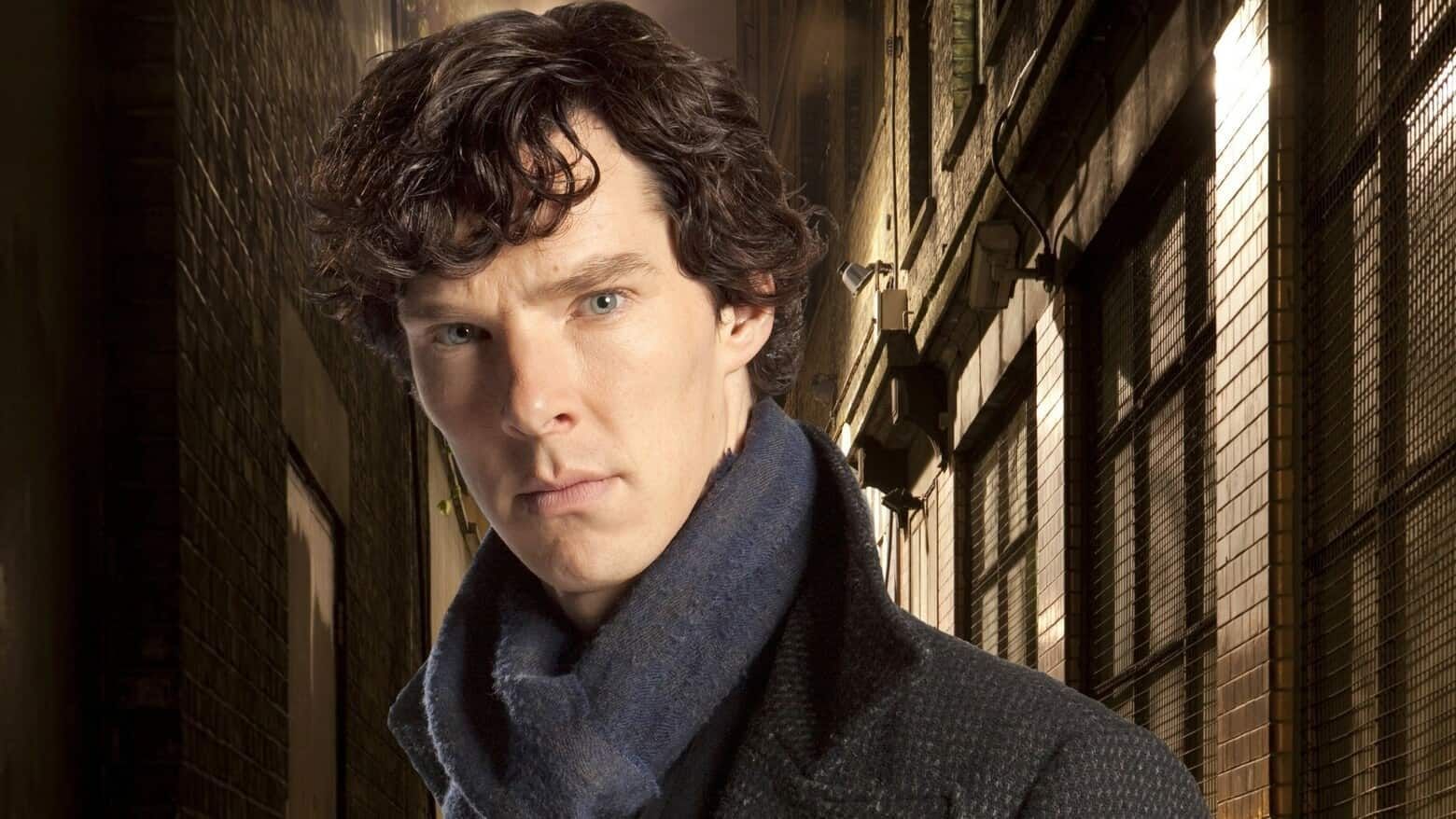 personagem Sherlock Holmes, da série do detetive