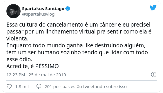 cultura do cancelamento