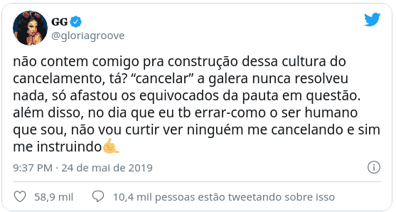 cultura do cancelamento