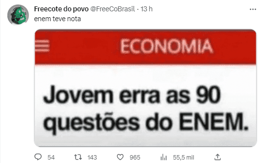 memes resultado enem