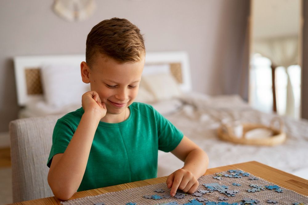 Lógica Jogo de tabuleiro para crianças Jigsaw Puzzles Brinquedos