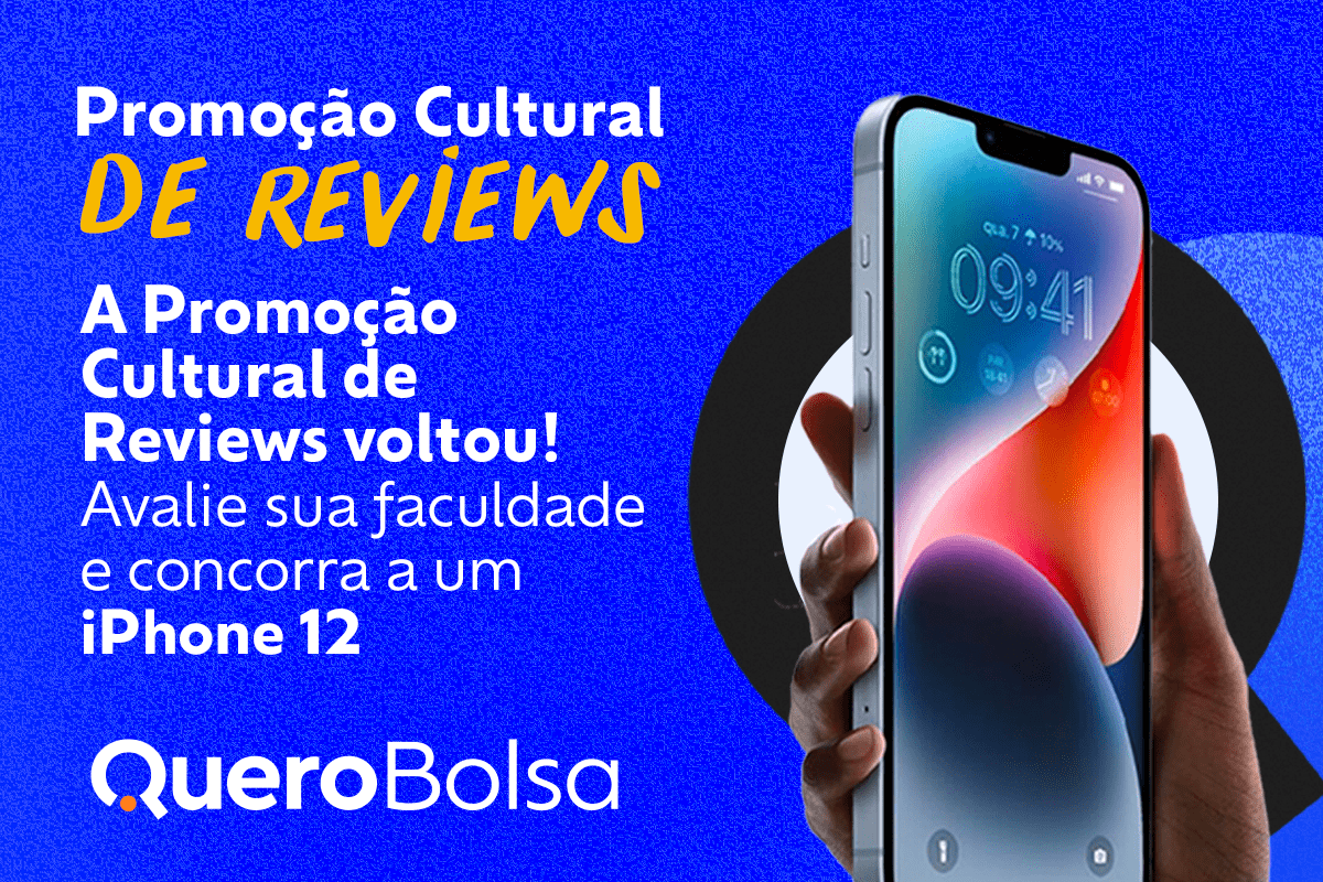 Valendo um iPhone 12, a nova Promoção de Reviews da Quero Bolsa começou!