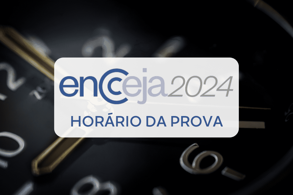 horário da prova encceja 2024