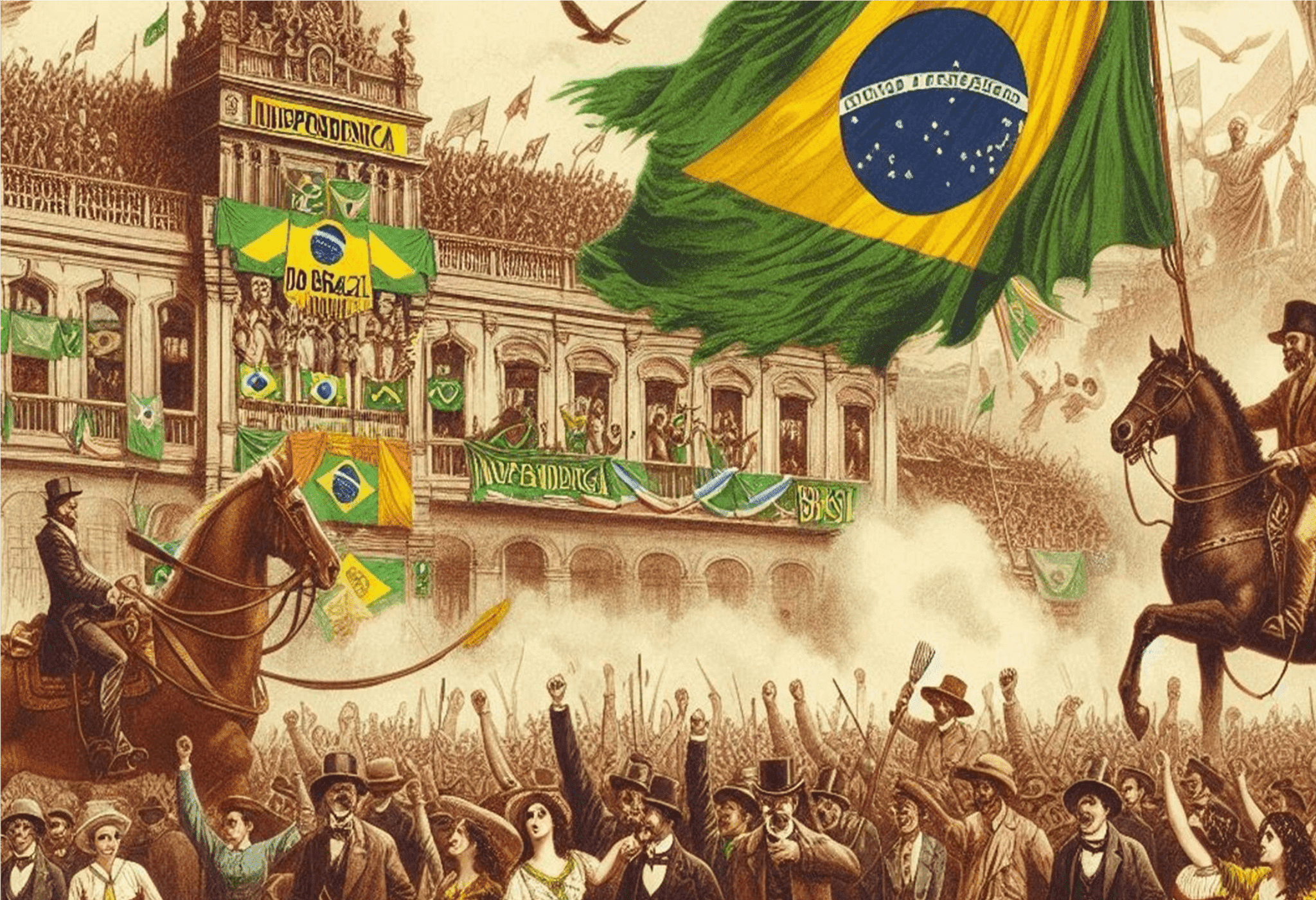 Representação da Independência do Brasil