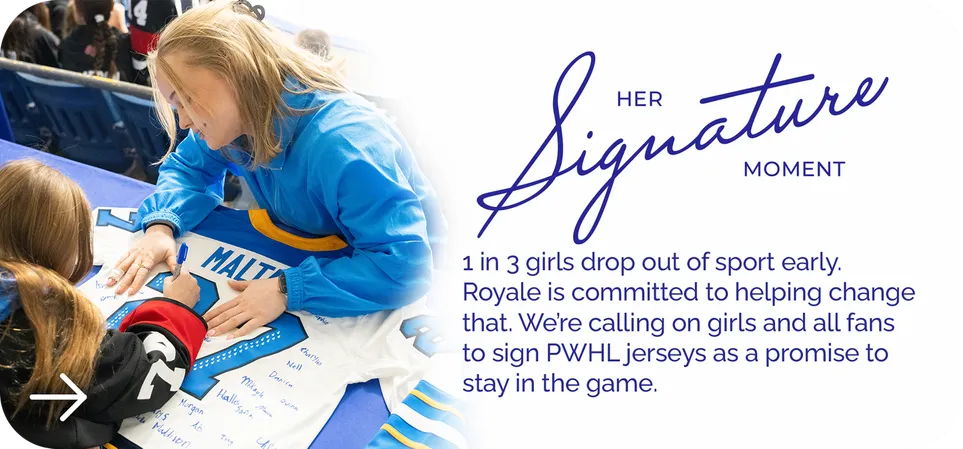 PWHL Her Signature