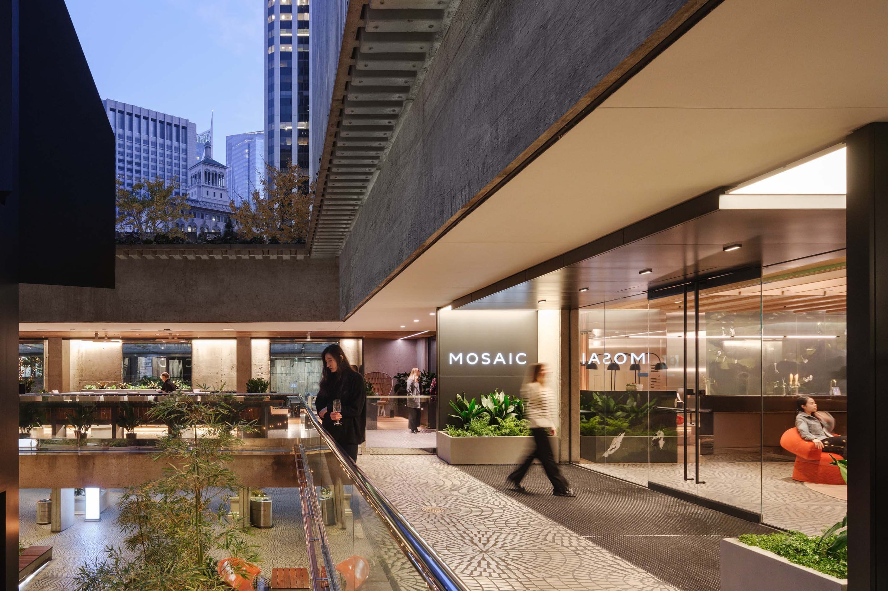 A mosaic masterpiece at Three Embarcadero Center.