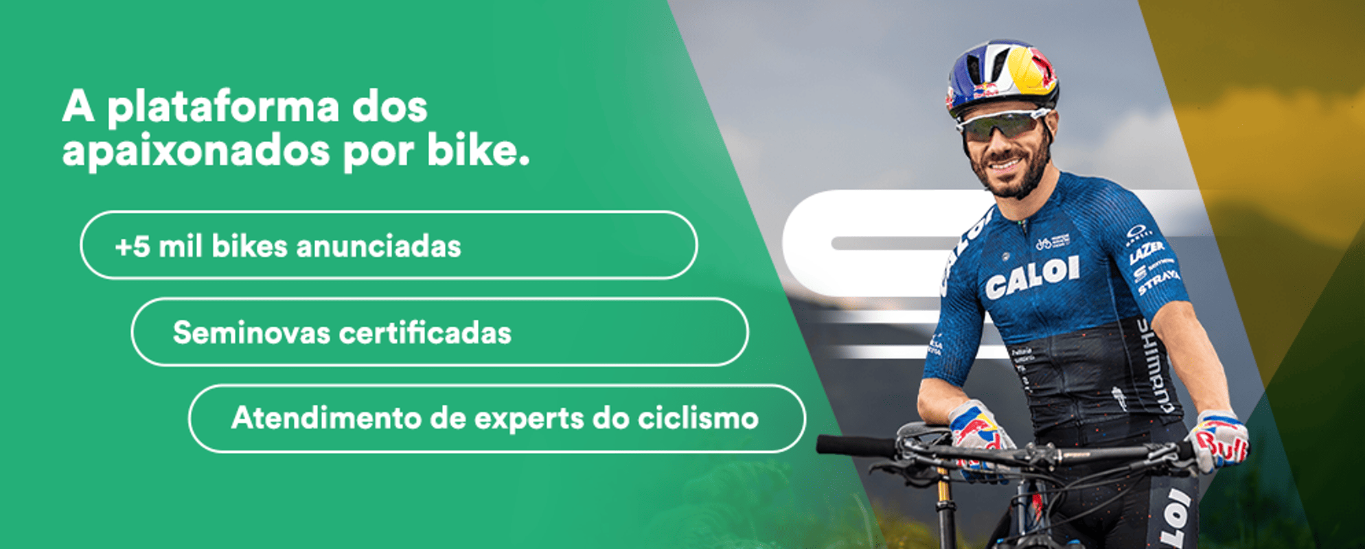 A plataforma dos apaixonados por bike