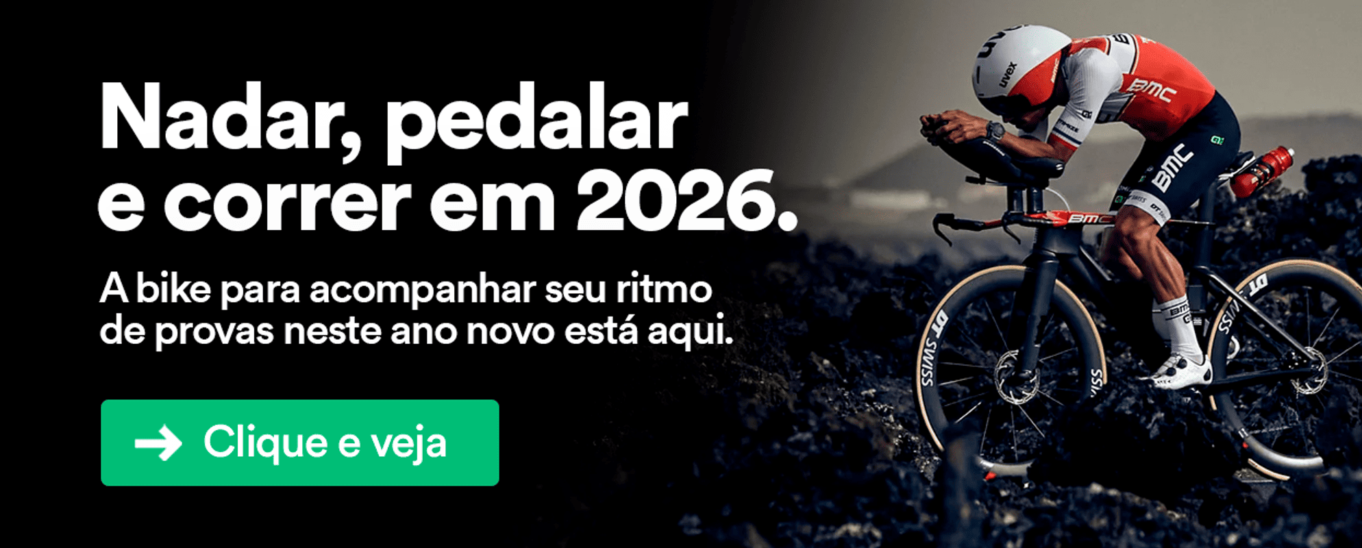 Provas de triathlon em 2026 com a bike certa. Seja speed ou tt, carbono ou alumínio, sua bike certa está aqui.