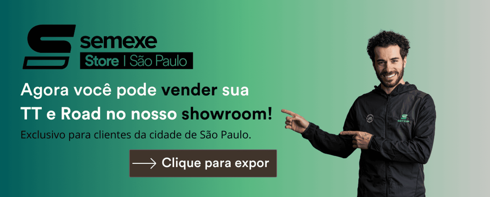 Venda bike de triathlon e estrada no showroom da semexe store