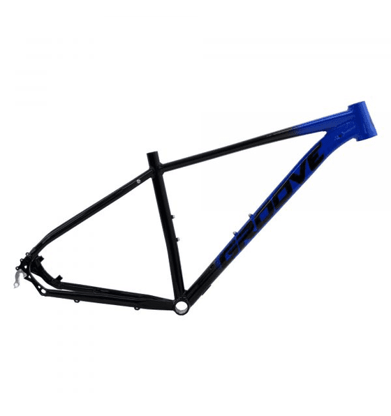 Semexe Quadro Groove MTB SKA Tapered Azul Prisma com grafite Aro 29 Tam 19