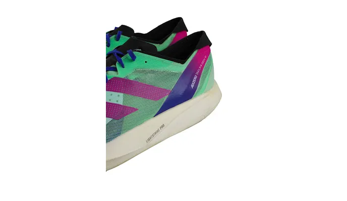 Tênis Adidas Adizero Takumi sen 9 - Cor: Verde Neon + Azul -  Tamanho: 45BR (USADO)