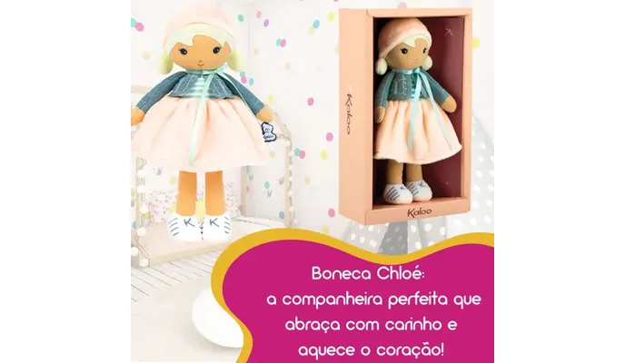 MINHA PRIMEIRA BONECA CHLOE - 25 CM