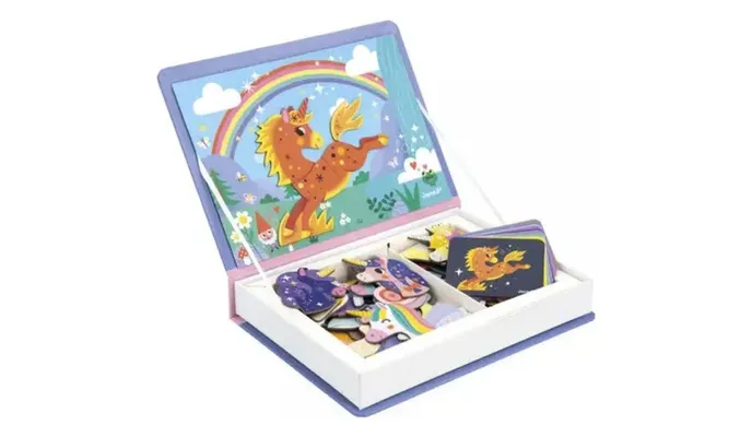 LIVRO MAGNETICO UNICORNIO