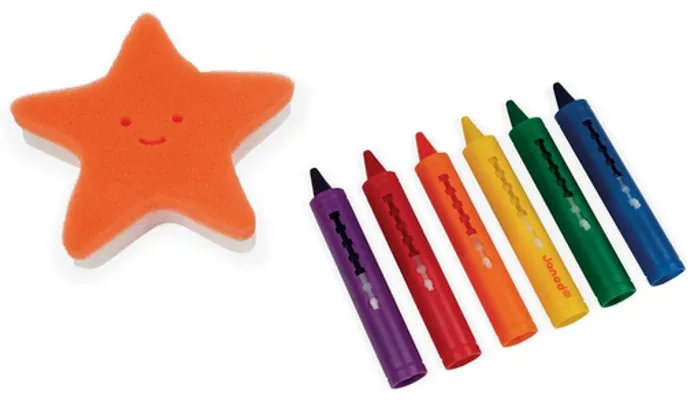 KIT COLORINDO NO BANHO COM 7 PECAS
