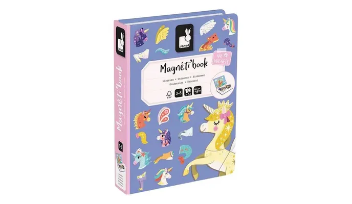 LIVRO MAGNETICO UNICORNIO