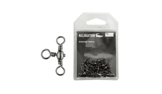 GIRADOR TRIPLO ALLIGATOR 2 (Caixa c/ 18pct. - 6 un.) (MOSTRUÁRIO)