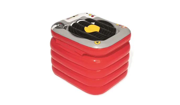 Cooler inflável Bestway de 31 litros no formato de rádio (MOSTRUÁRIO)