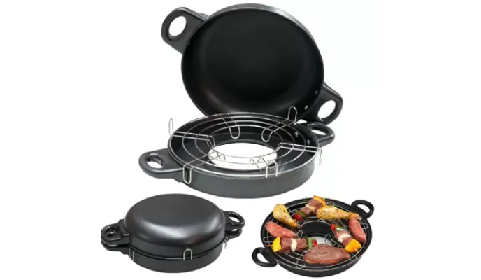Panela Home Grill Redondo Camping (Mostruário)