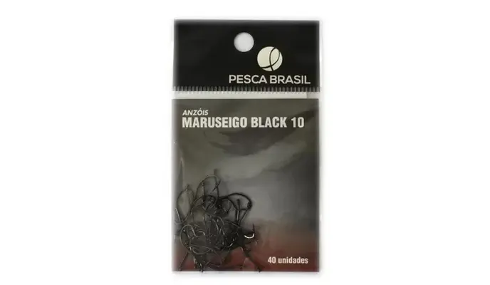 Anzol Pesca Brasil Maruseigo Black 10 (MOSTRUÁRIO)