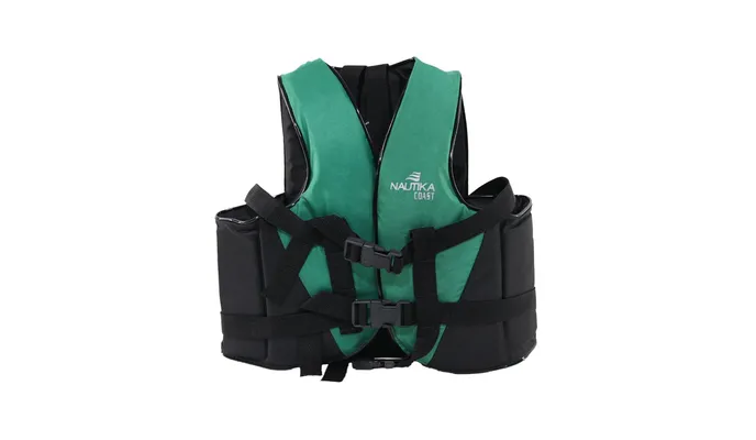 Colete salva-vidas Coast NTK 40kg Verde e preto (MOSTRUÁRIO)