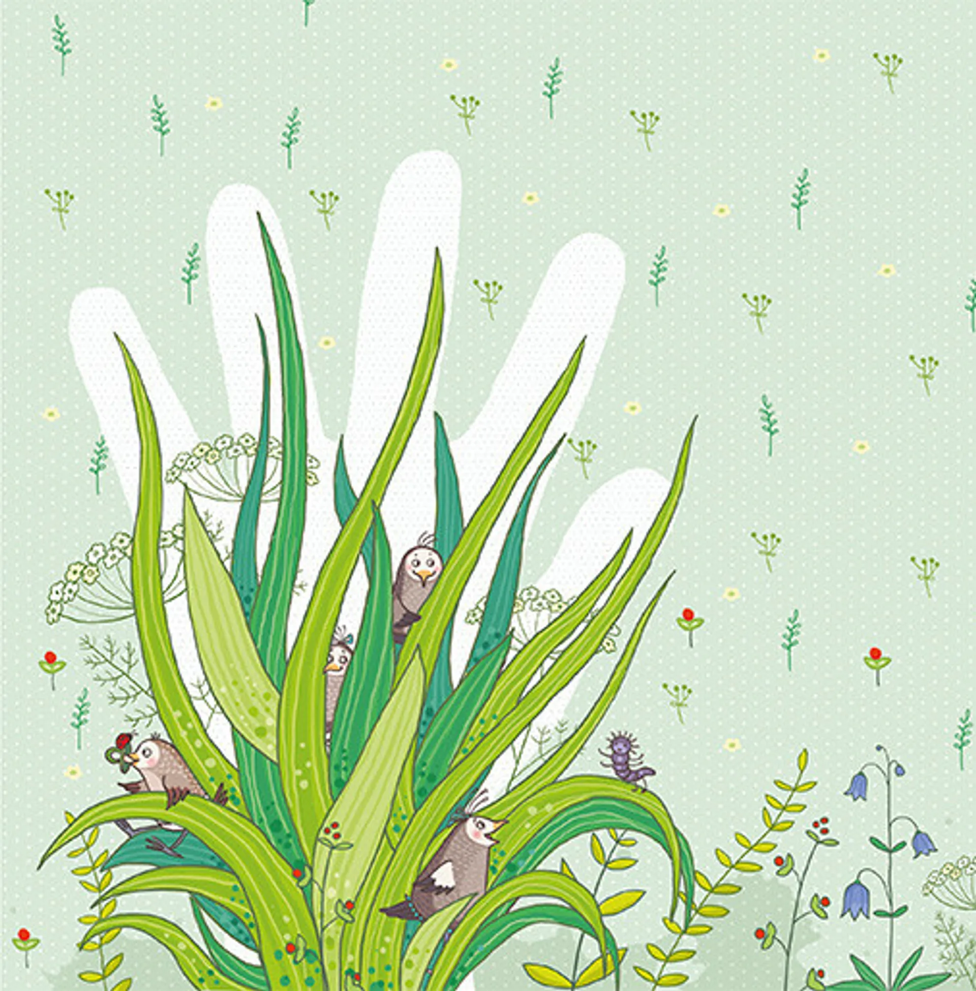 Пава з павенятами