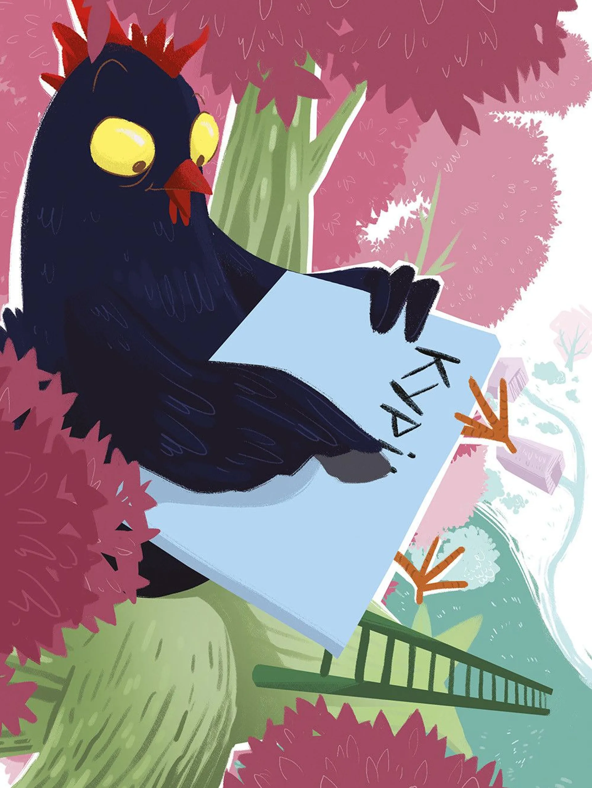 Чорна-чорна курка