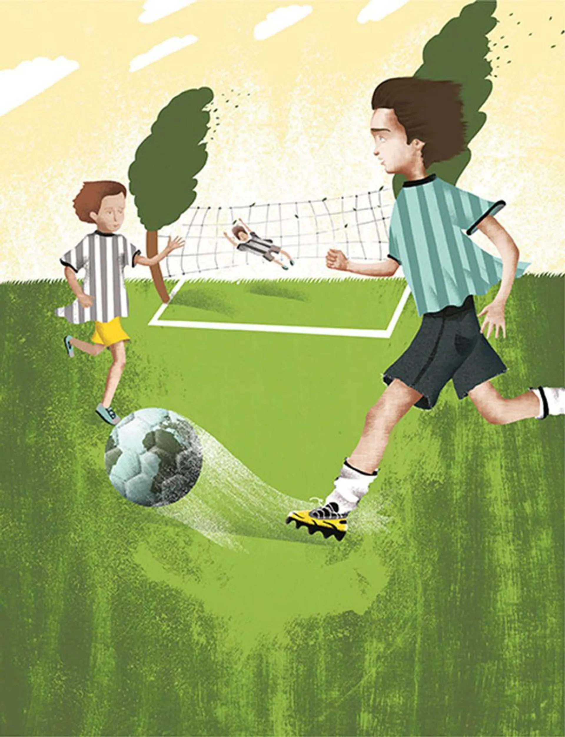 Футбольний матч тривалістю в літо