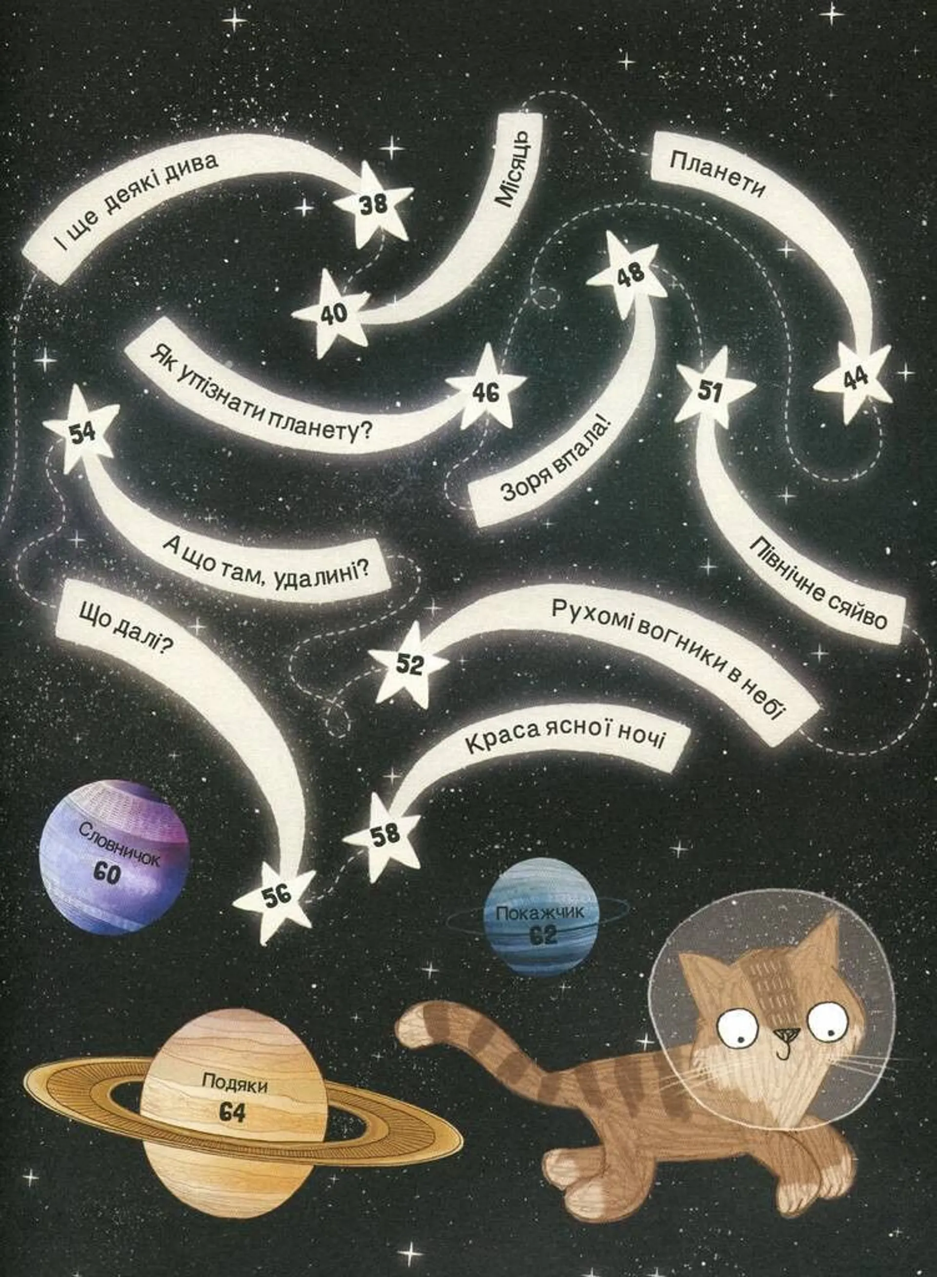 Котячий путівник нічним небом