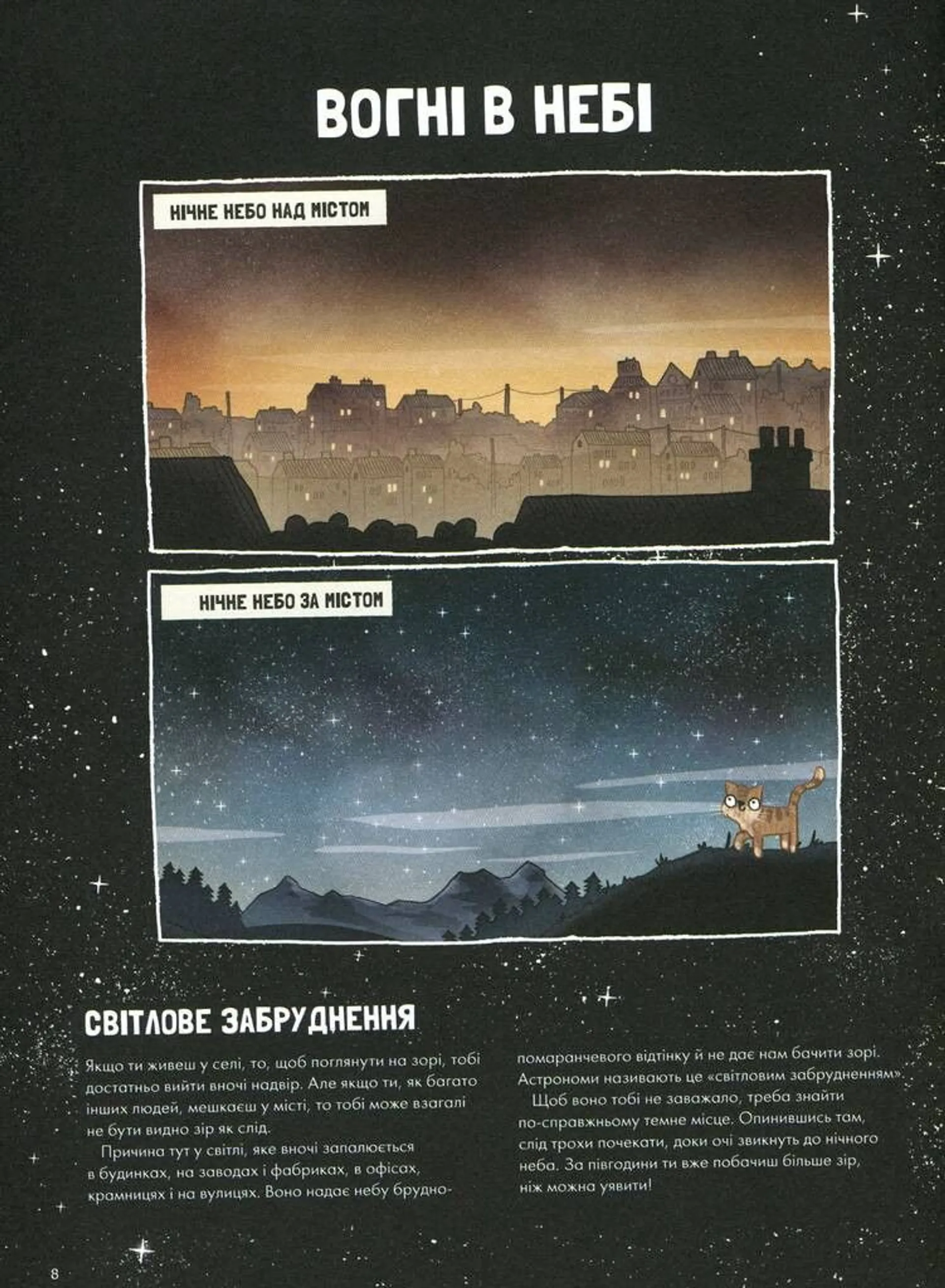 Котячий путівник нічним небом